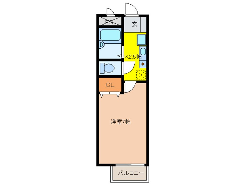 間取図 セルカ　フロレスタＢ