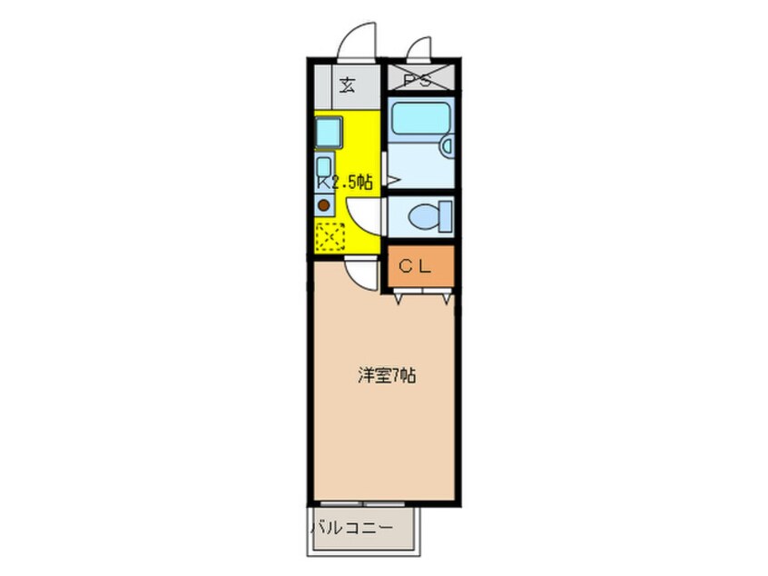 間取図 セルカ　フロレスタＢ