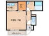 Serena 1Kの間取り