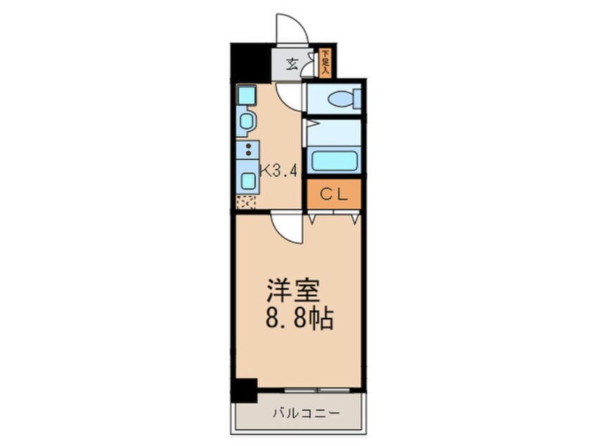 間取図 パルティール覚王山(803)