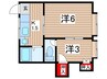 まつうら苑マンションＡ棟 2Kの間取り