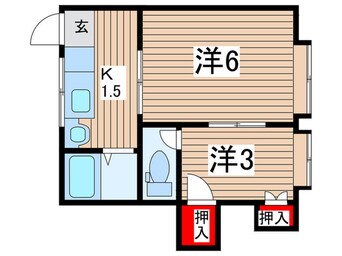 間取図 まつうら苑マンションＡ棟