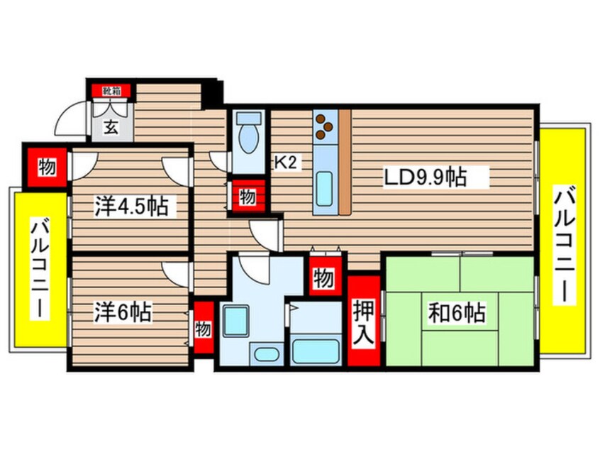 間取図 サクラ東栄レジデンス