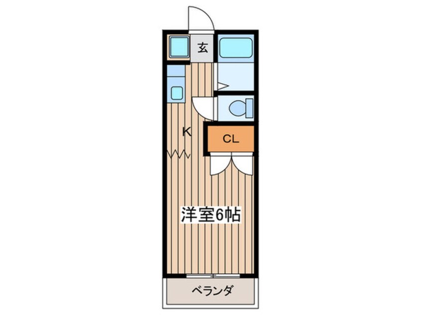 間取図 リバーパーク若葉