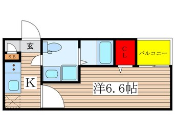 間取図 プラージュ柴田