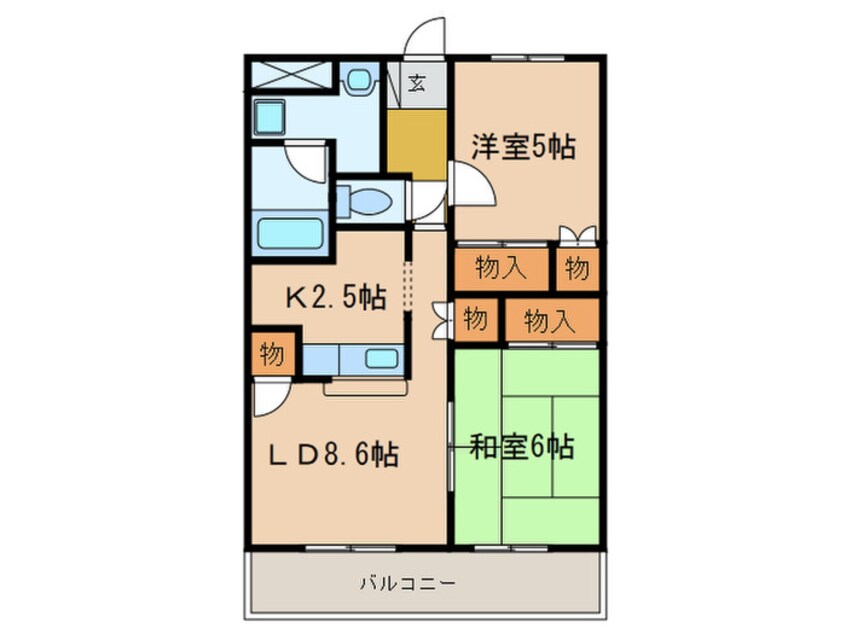 間取図 グランヴィア