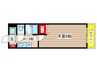 ハイツ原2 1Kの間取り