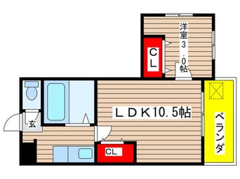 間取図 織田アパ－ト