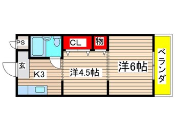 間取図 織田アパ－ト