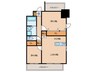 S-RESIDENCE亀島駅前blaze 2LDKの間取り