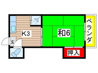 間取図 グランディーズ新栄