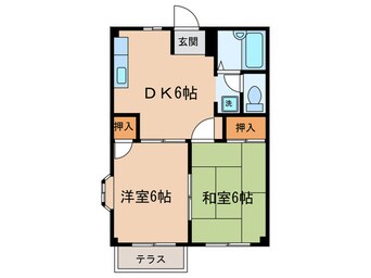 間取図 サンメゾン藤