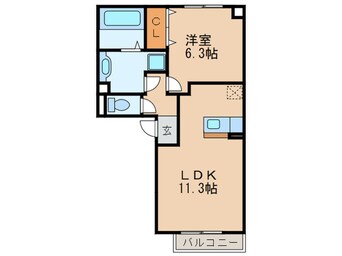 間取図 アルブル藤