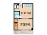 橘ビル 1DKの間取り