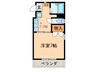 ＢＥＬＬ　ＨＯＵＳＥ 1Kの間取り