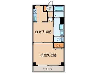 間取図 コンフォート二番