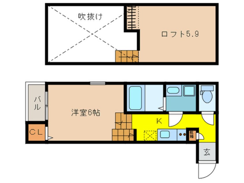 間取図 ジュネス明治