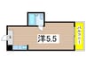 ビラ三秀向山 1Rの間取り