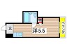 ビラ三秀向山 1Rの間取り