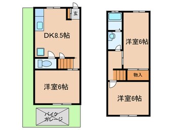 間取図 富が丘T様貸家