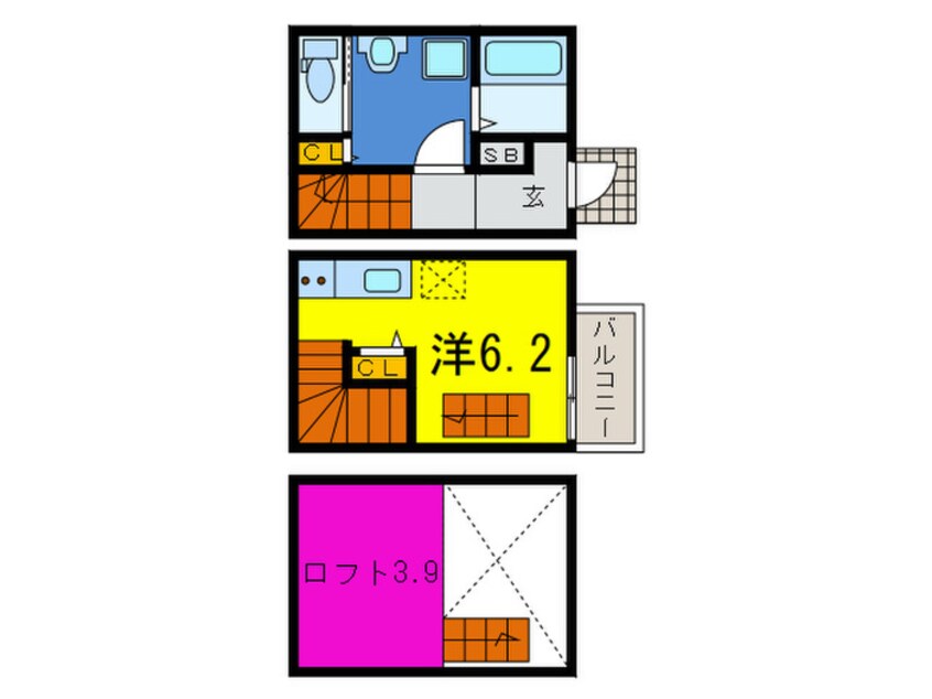 間取図 エクセルシアK-Ⅰ