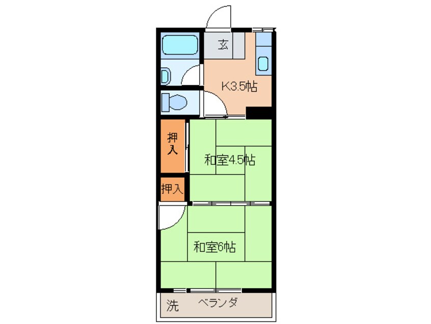 間取図 美津乃マンション