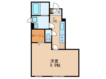 間取図 リーブル　桃桜