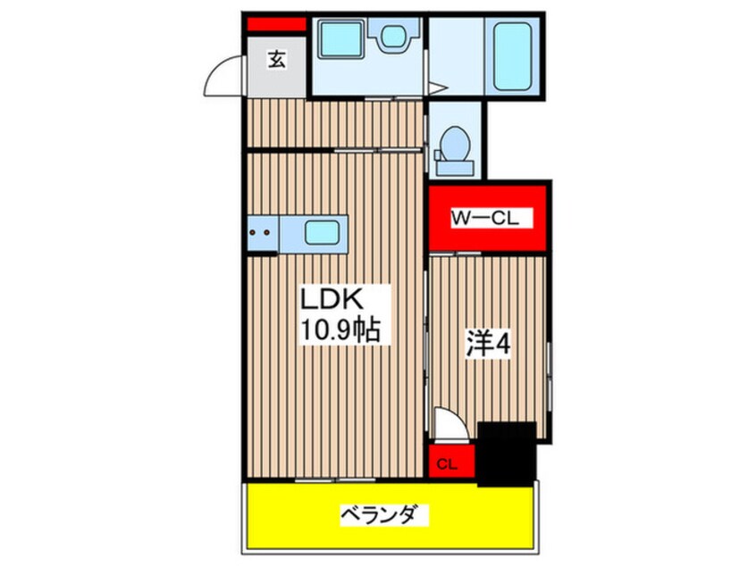 間取図 フェアモント千代田