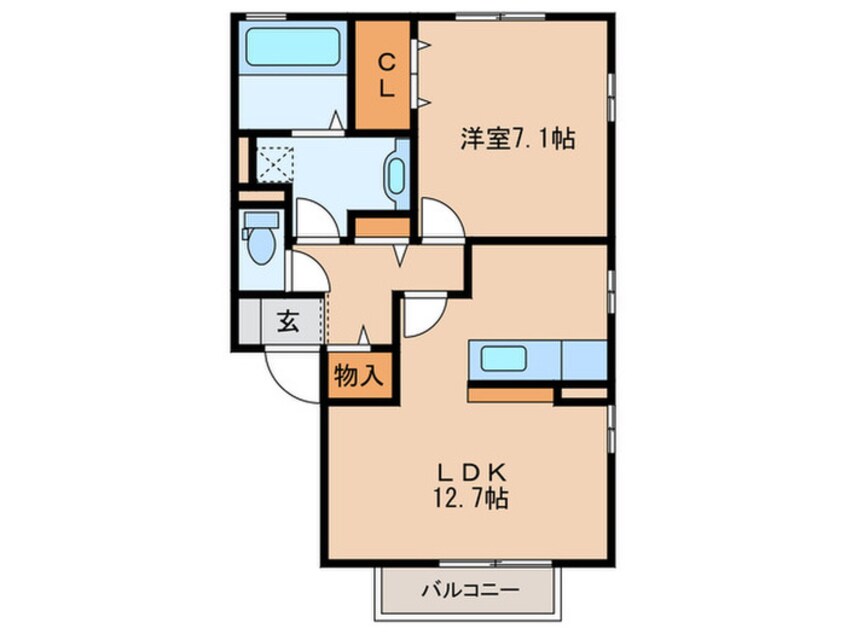 間取図 グランシャリオＣ棟