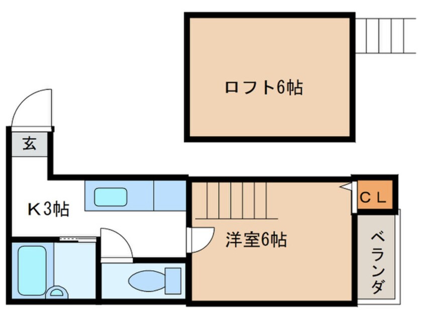 間取図 シャトー道徳