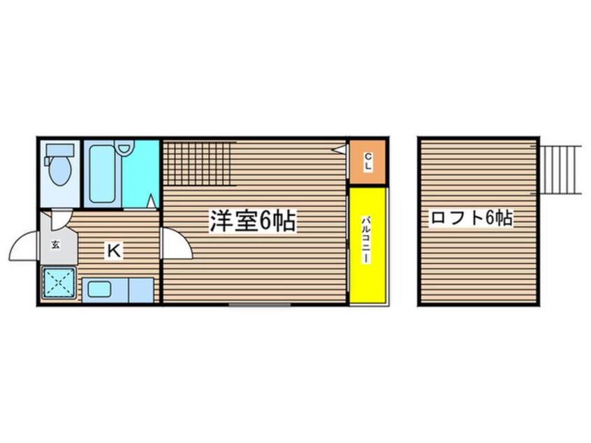 間取図 シャトー道徳