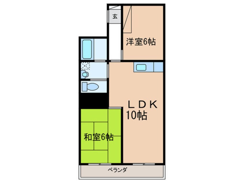 間取図 グリーンビューハイツⅠ