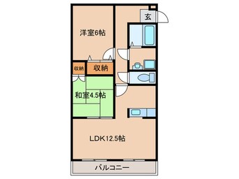 間取図 ルモン・エスト
