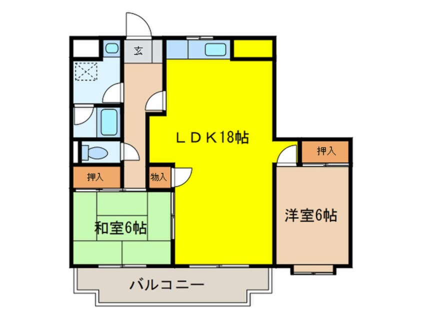 間取図 ブルーベル