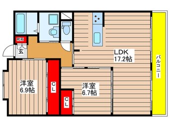 間取図 ＭＩＫＡＺＵＫＩ　ＧＡＲＤＥＮ