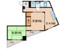 平野ビル 2DKの間取り