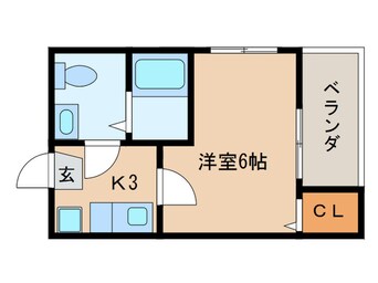 間取図 メドラ－ウエスト