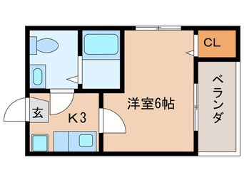 間取図 メドラ－ウエスト