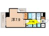 ﾌﾟﾚｻﾝｽ名古屋駅前ｱｸｼｽ(1006) 1Kの間取り