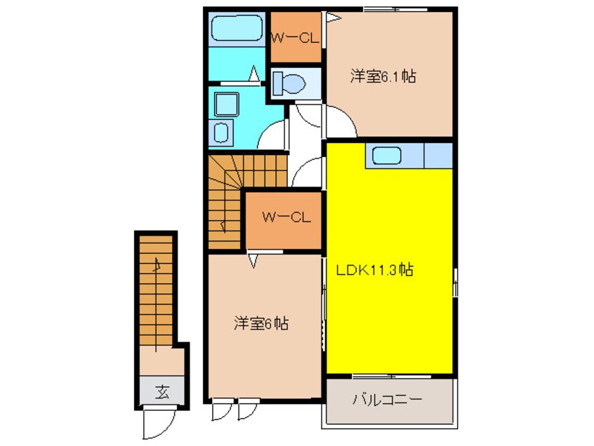 間取図 ブルームーン