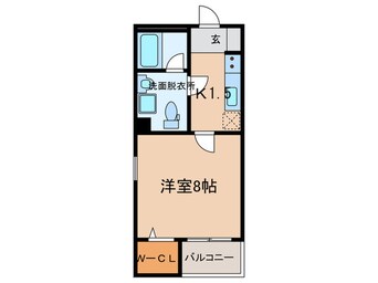 間取図 リアン猫洞通