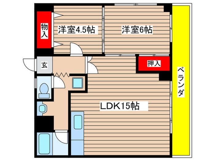 間取り図 さんごうハイツ