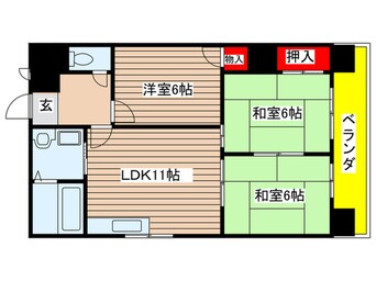 間取図 レジデンスファミール