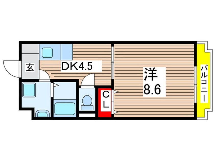 間取図 ヴィラ　マロニエ