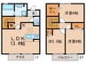 プラムガーデン大針Ｃ棟 3LDKの間取り