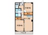 タカネコ－ボ－ 2LDKの間取り