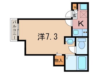 間取図 プランド－ル内田橋