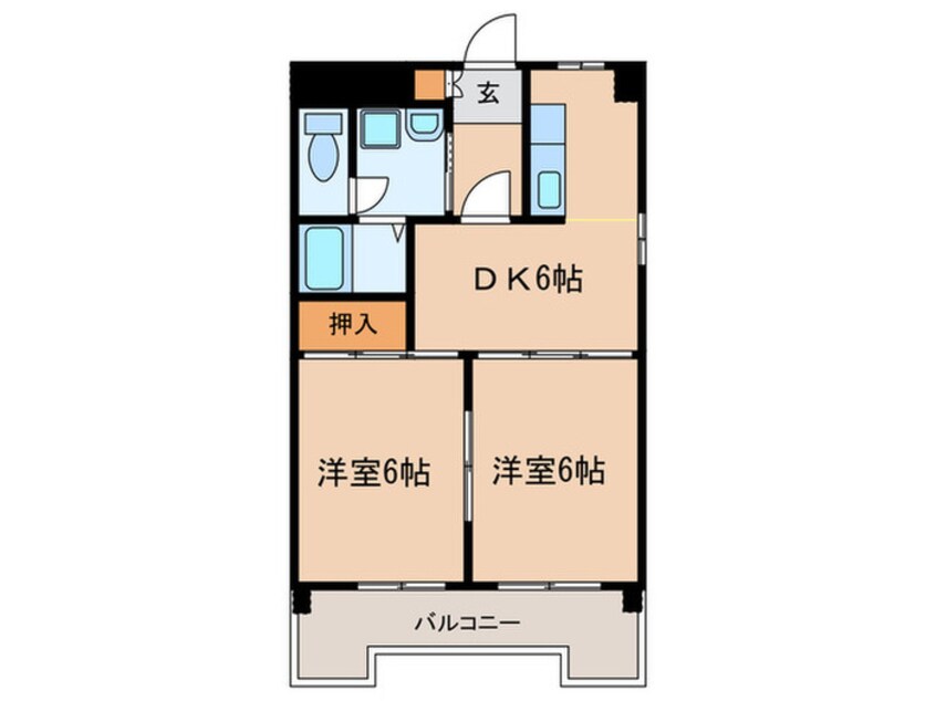 間取図 ベルメゾン本田