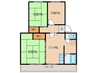 間取図 ファミール豊明