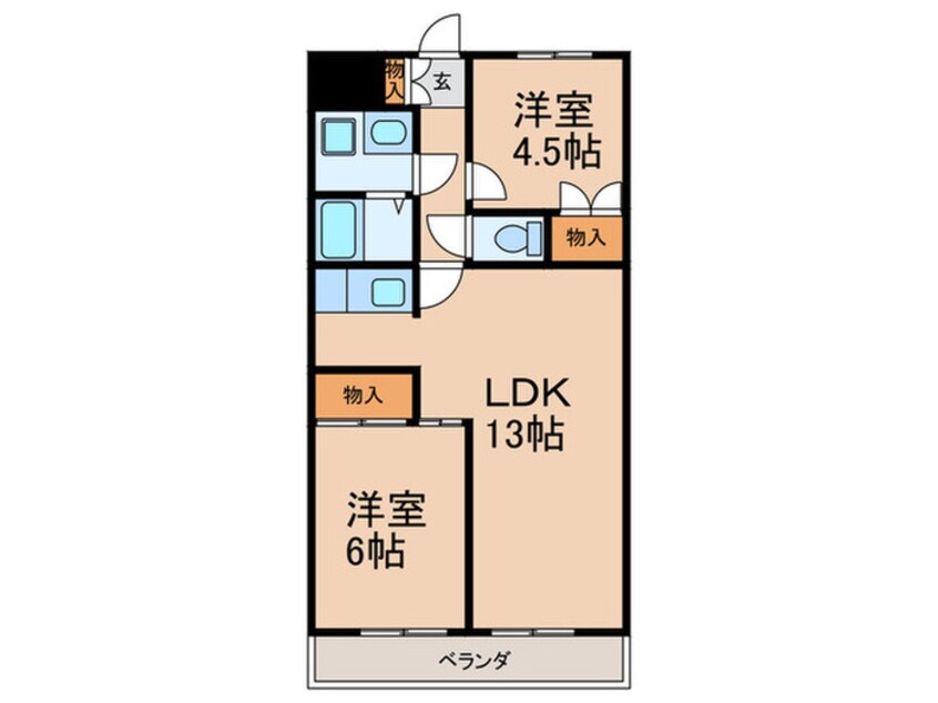 間取図 サン季世